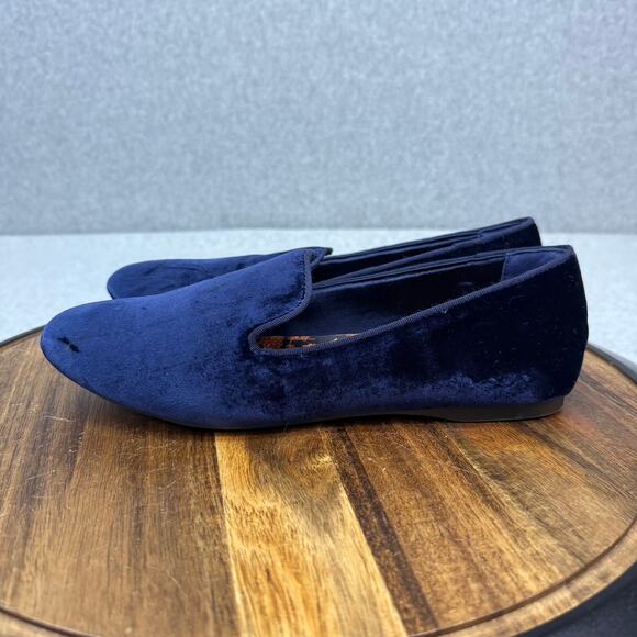 Birdies Starling Flats Women's 9.5 Navy Blue Slip On Shoes Point - Picture 3 of 7